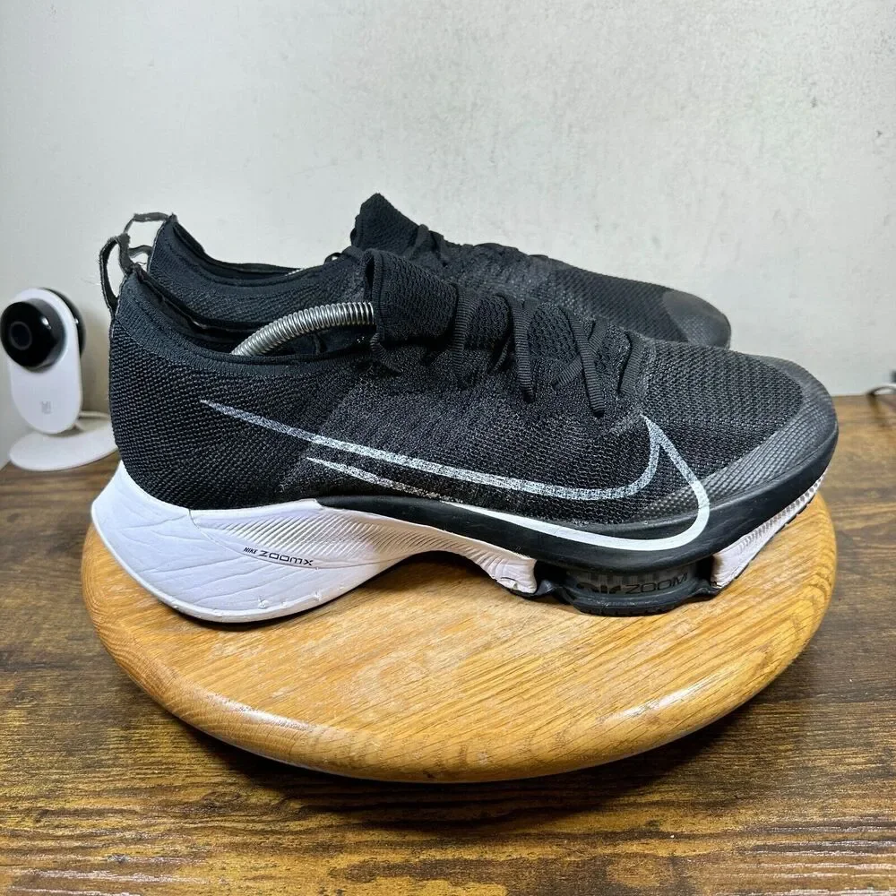 Nike Air Zoom Tempo Next% Flyknit Black White CI9923-005 Shoes‎ Men's Size 13